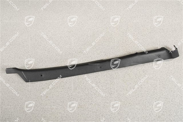 Fond-Schluesselleiste Seitenwandverkleidungsleiste, Kunstleder, Schwarz, Coupe, L