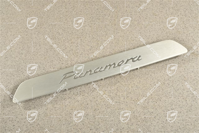 Blende, Einstiegleiste, Vorne, Aluminium-gebürstet, Panamera, L=R