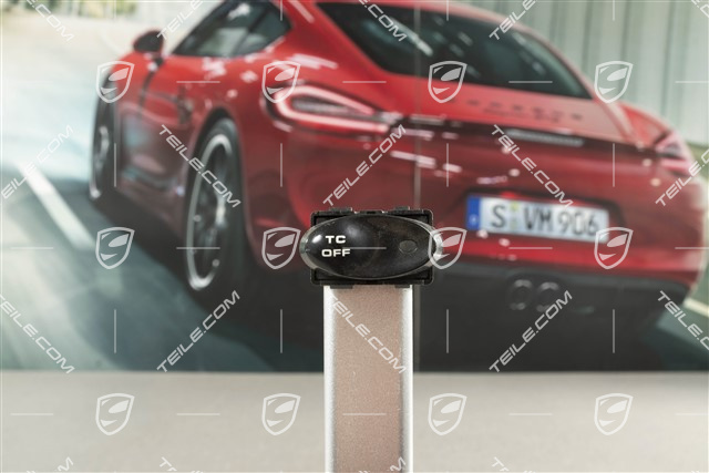 ASR Tastschalter, Antriebsschlupfregelung, Glanzschwarz