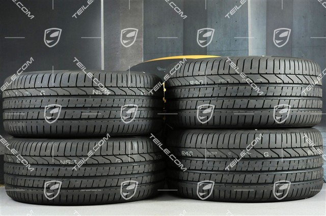21" koła letnie Cayenne RS Spyder, komplet, felgi 9,5J x 21 ET46 + 11,0J x 21 ET49 + opony letnie Pirelli P Zero 285/40 R21 + 315/35 R21