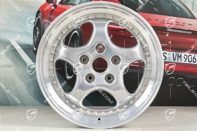 18" Felgen Satz, Turbo 3.6, 10J x 18 ET61 + 8J x 18 ET52, Speedline, poliert