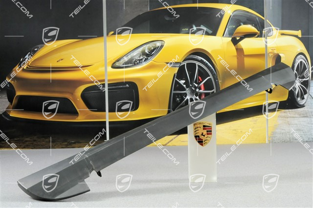 Closing element, rear spoiler Closing element, rear spoiler