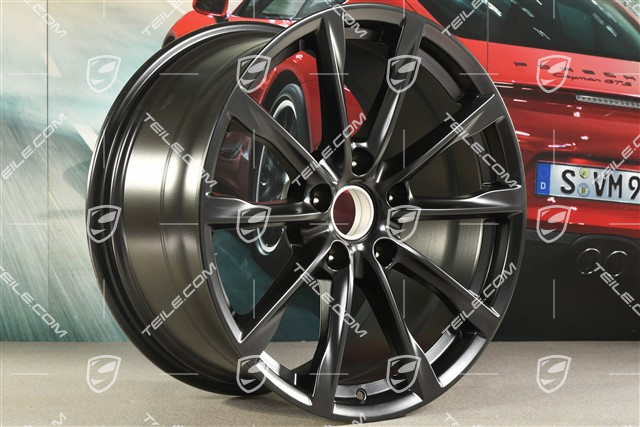 19-inch wheel rim Boxster S, 10J x 19 ET45 , black satin matt