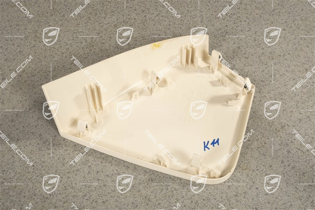 Osłona / blenda tapicerki drzwi przednich, Kremowa, L