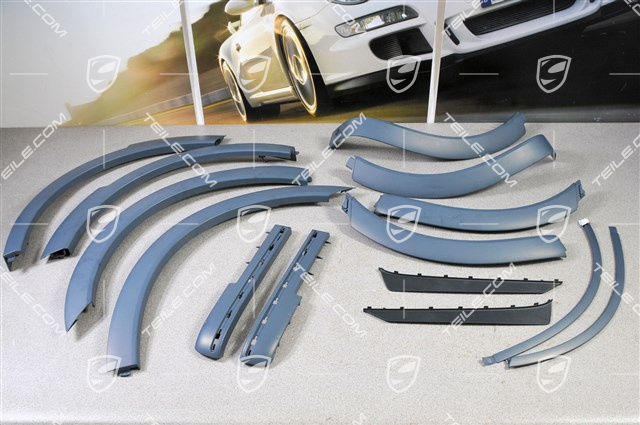 Sport Design Paket: Bugunterteil + Heckunterteil + Schwellerverkleidungen + Radhausverbreiterungen + Dachspoiler