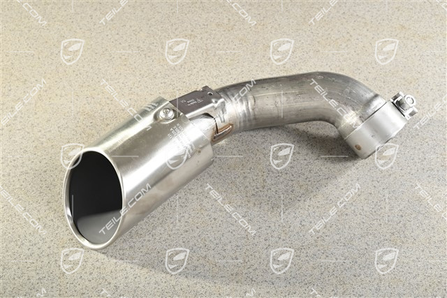 S, exhaust system tail pipe, outer, R