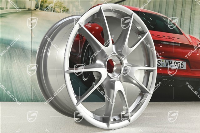 19" GT3RS II 4.0 / GT2RS Felgensatz, GT-Silber, 9J x 19 ET47 + 12J x 19 ET48
