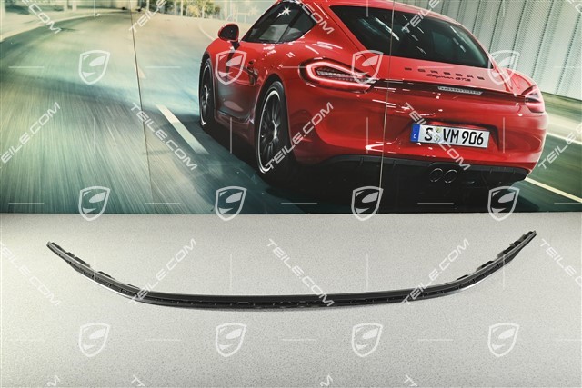Front bumper spoiler / lower part trim, Coupe / Convertible, Black