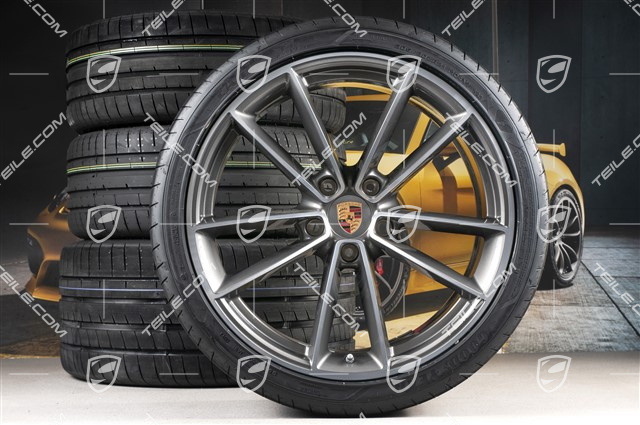 20"+21" koła letnie, komplet Carrera Classic, felgi 8,5J x 20 ET53 + 11,5J x 21 ET67 + opony letnie 245/35 R20 + 305/30 R21, z czujnikami ciśnienia