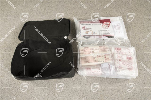 Porsche Classic first aid kit, PEPITA pattern bag