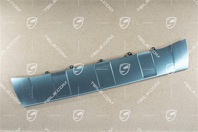 Front bumper lower brushed stainless steel cover