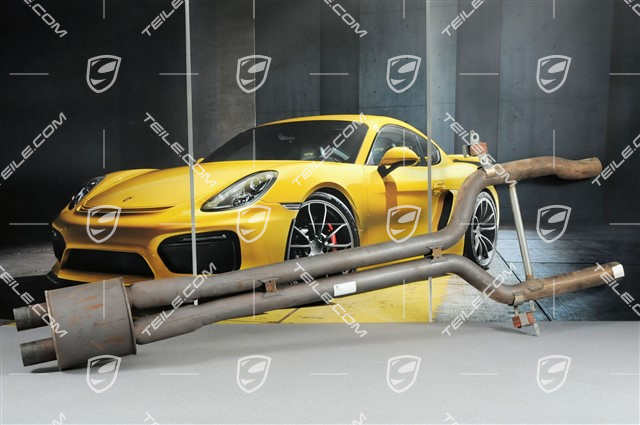 Center exhaust silencer, Panamera Turbo Center exhaust silencer, Panamera Turbo