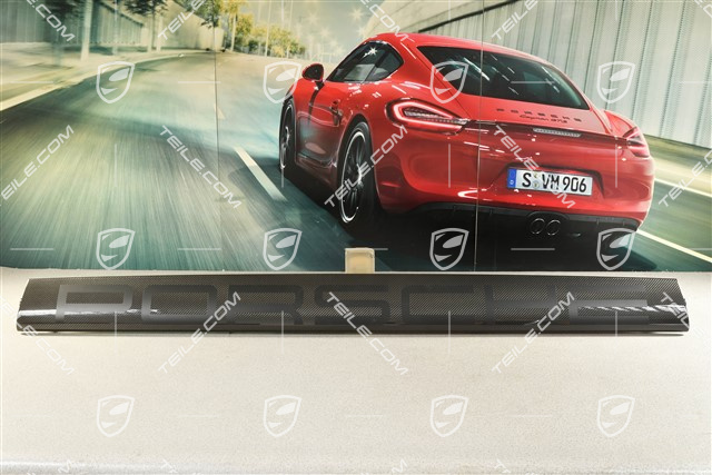 Heckspoiler / Heckflügel GT3 RS, Weissach Paket, Carbon, "PORSCHE" Schriftzug