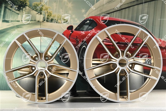 20"+21" Komplet felg Carrera Exclusive Design, felgi 8,5J x 20 ET50 + 11,5J x 21 ET79, Neodyme