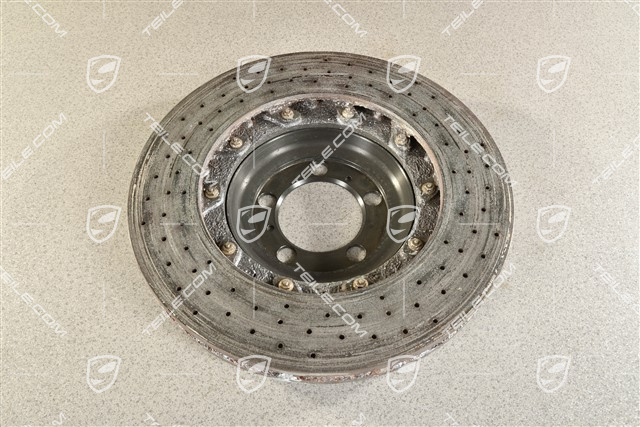 PCCB Ceramiczna tarcza hamulcowa, GT3/GT3RS/GT2RS, uszkodzona/bez gwarancji, L