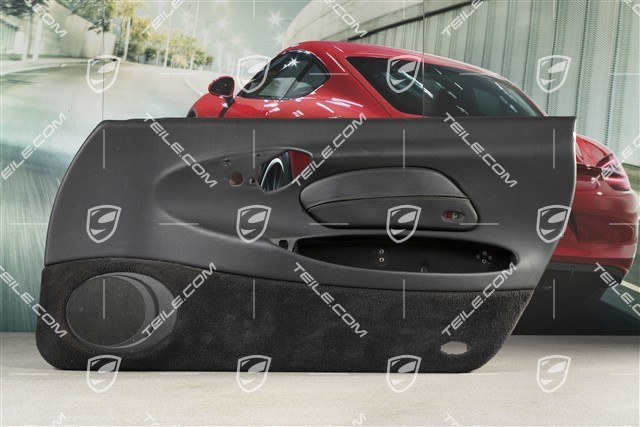 Türverkleidung, Kunstleder, mit Airbagblende, Klangpaket, Schwarz, R