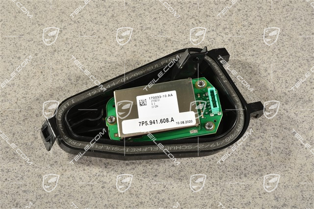 Headlamp cover, lateral, R