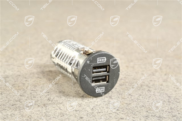 Charging Socket USB-A, double
