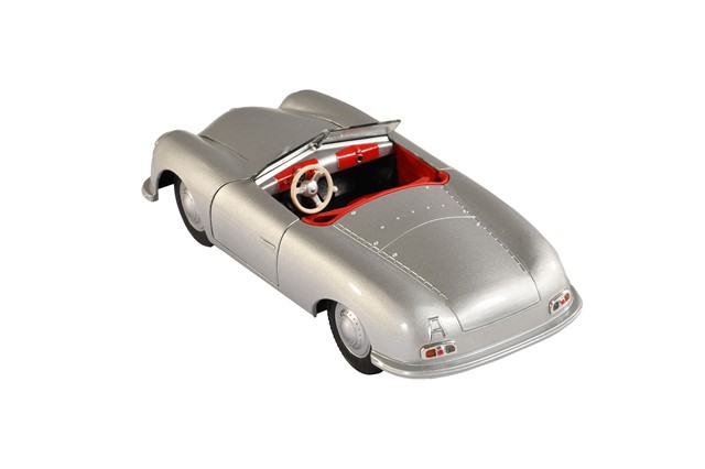 Porsche 356 Nummer 1 ohne Kennzeichen, Welly, Maßstab 1:24