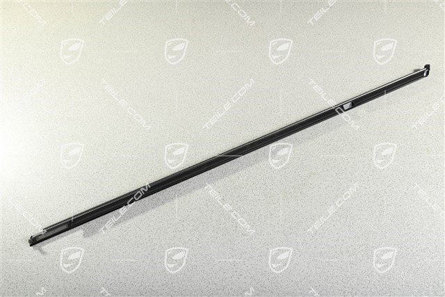 Zierleiste mit Dichtung, Vorne, seitlich, Schwarz matt, R