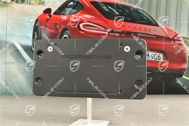 GT3, Front bumper number / Licence plate support, Black matte / Japan