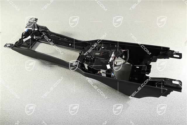 Mittelkonsole schwarzes Leder