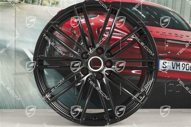22" Felga Turbo IV, 11,5J x 22 ET52, czarny satynowy półmat