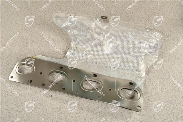 S / GTS, Exhaust manifold Heat shield integrated with gasket Cyl, 1-4