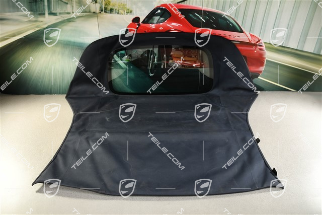 Convertible top covering, cabrio, blue