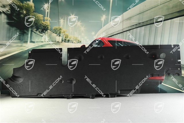 Underbody trim / cover, center, car with auxilliary heater, R