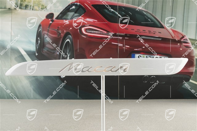 Einstiegleiste, Aluminium, Schriftzug "Macan" Vorn, L