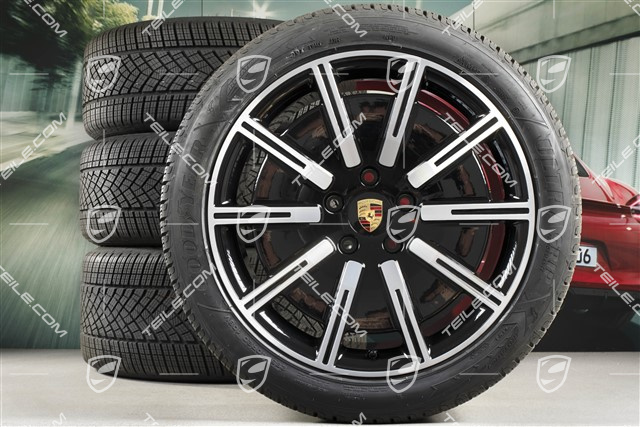 20" Sport Aero Winterräder Satz, Felgen 9J x 20 ET54 + 11J x 20 ET60, Goodyear Winterreifen 245/45 R20 + 285/40 R20, Laufleistung ca. 30Km