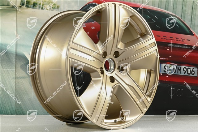 22-inch Macan Exclusive Design wheel rim set, 9J x 22 ET29 + 11J x 22 ET47, neodyme