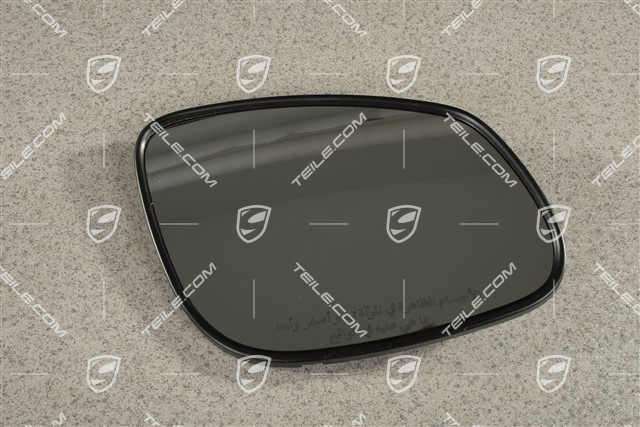 Spiegelglas, konvex, automatisch abblendbar, elektrisch anklapp/einstell u. separat beheizbar, (SA), R