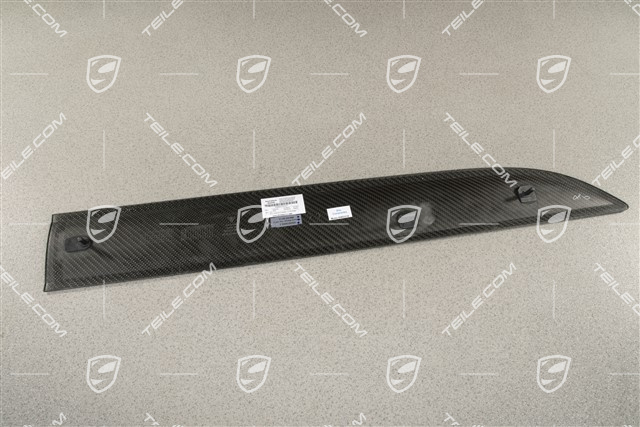 Front door cover / trim, Carbon Gloss Black, L