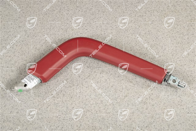 Rączka konsoli środkowej, Skóra, Carrera red, L