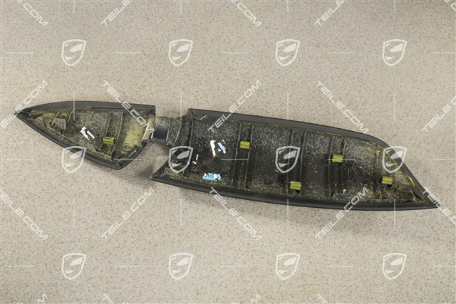 Abdeckblende, Armlehne, Tuer vorne, Kunstleder, Schwarz, R