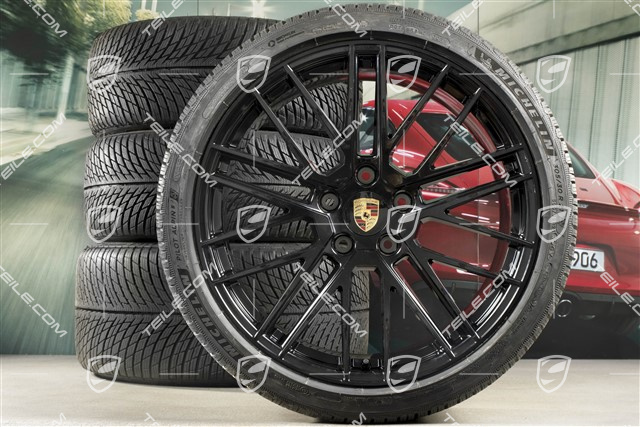 20"+21" koła zimowe Turbo V, komplet, felgi 8,5J x 20 ET40 + 11J x 21 ET66 + opony zimowe 245/35 R20 + 305/30 R21
