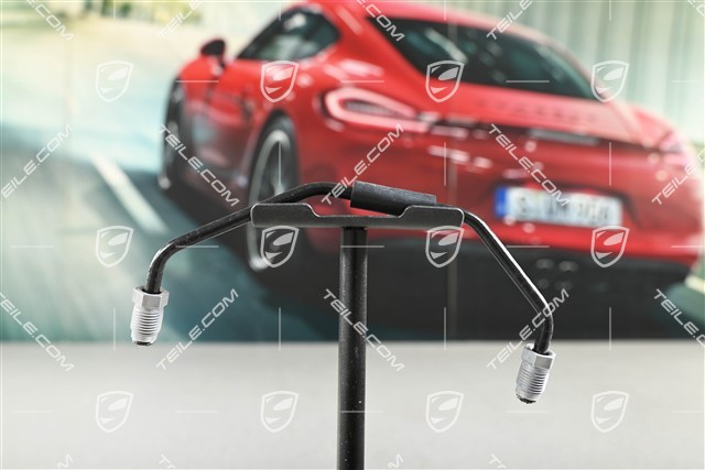 Front brake caliper connecting line,  Ceramic brakes, PCCB, L
