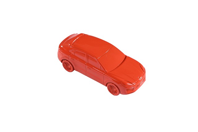 Porsche Cayenne Turbo Coupé - Modellauto / Briefbeschwerer Lava