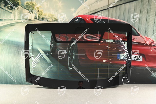Rear window glass