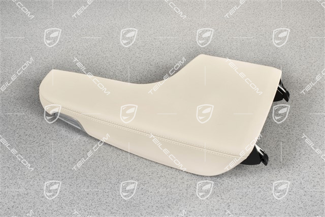 Armlehne, Mittelkonsole, Leder, crema