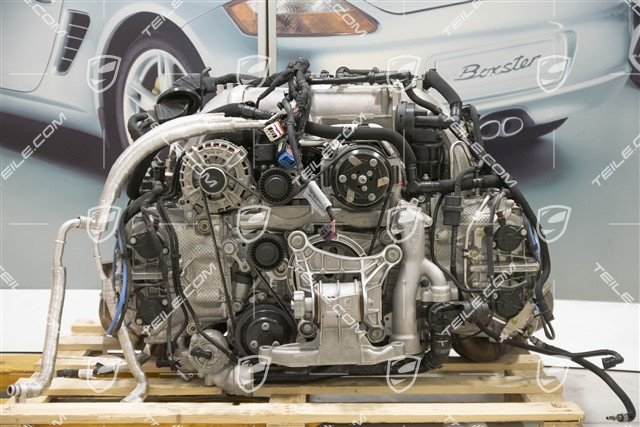 Silnik 4.0L do manualnej skrzyni biegów, Cayman GT4 / Boxster Spyder, DWA / 420 PS, kompletny, przebieg około 5.000 km