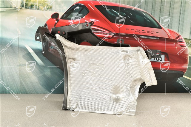 Retaining frame, incl. heat shield, C4 / C4S, R