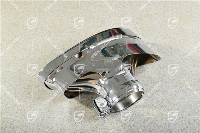 Tailpipe, chrome, Turbo, Facelift 09-, R