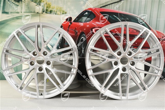 21" Komplet felg Cayenne RS Spyder Design, 11J x 21 ET49 + 9,5J x 21 ET46