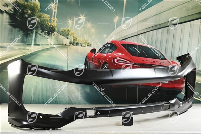 Turbo, Front bumper with holes for parking assistant including parking aid