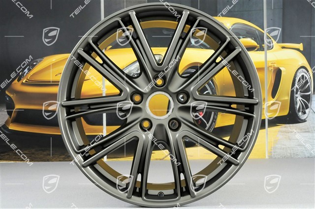 20-inch wheel rim Exclusive Design, 10,5J x 20 ET71 + 9,5J x 20 ET71, for winter use, silk gloss platinum