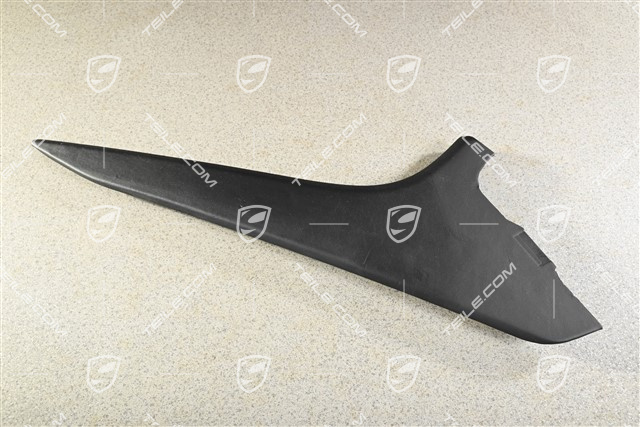 Seitenverkleidung für den Mitteltunnel, Leder, schwarz, R (Leder beschädigt)