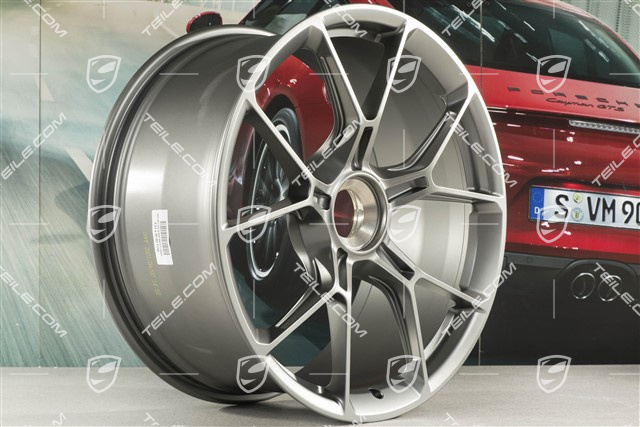 20" felga GT3, 9,5J x 20 ET46, srebrna / dark silver